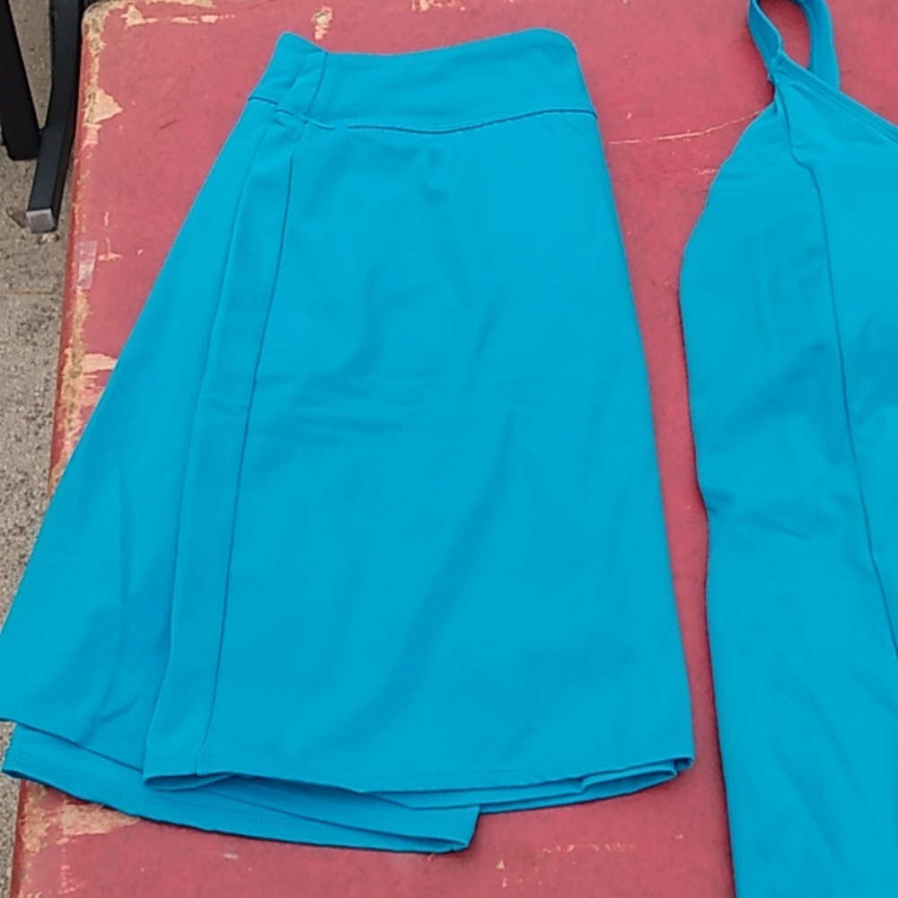 2 piece denim and company swim suit - Picture 6 of 10